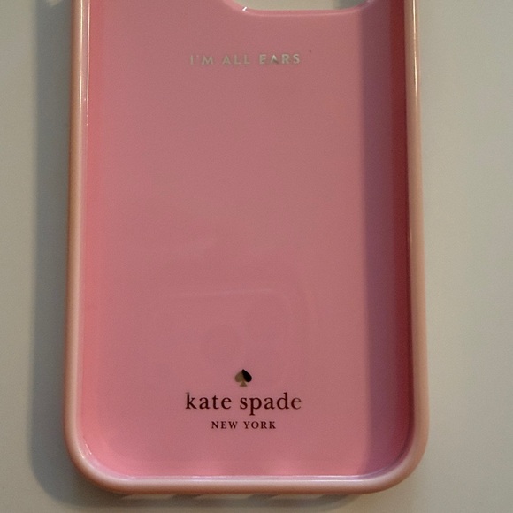 Kate Spade iPhone 14 Pro Pink Glitter Phone Case - Picture 4 of 4